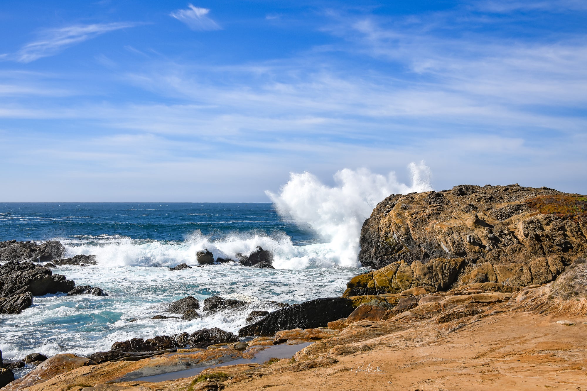 Crashing Waves at Point Lobos Reserve