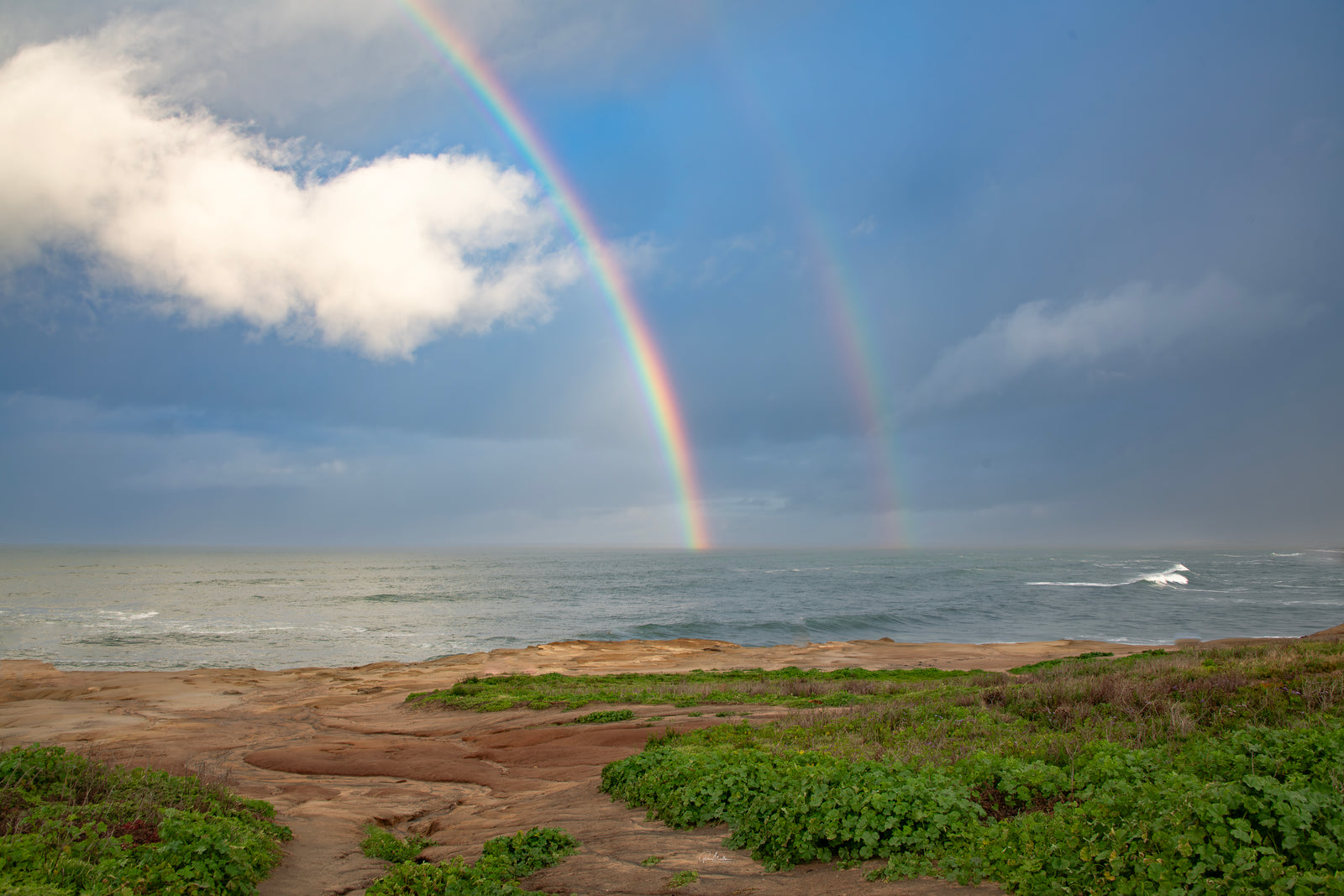 Double Rainbow Over Sunset Cliffs