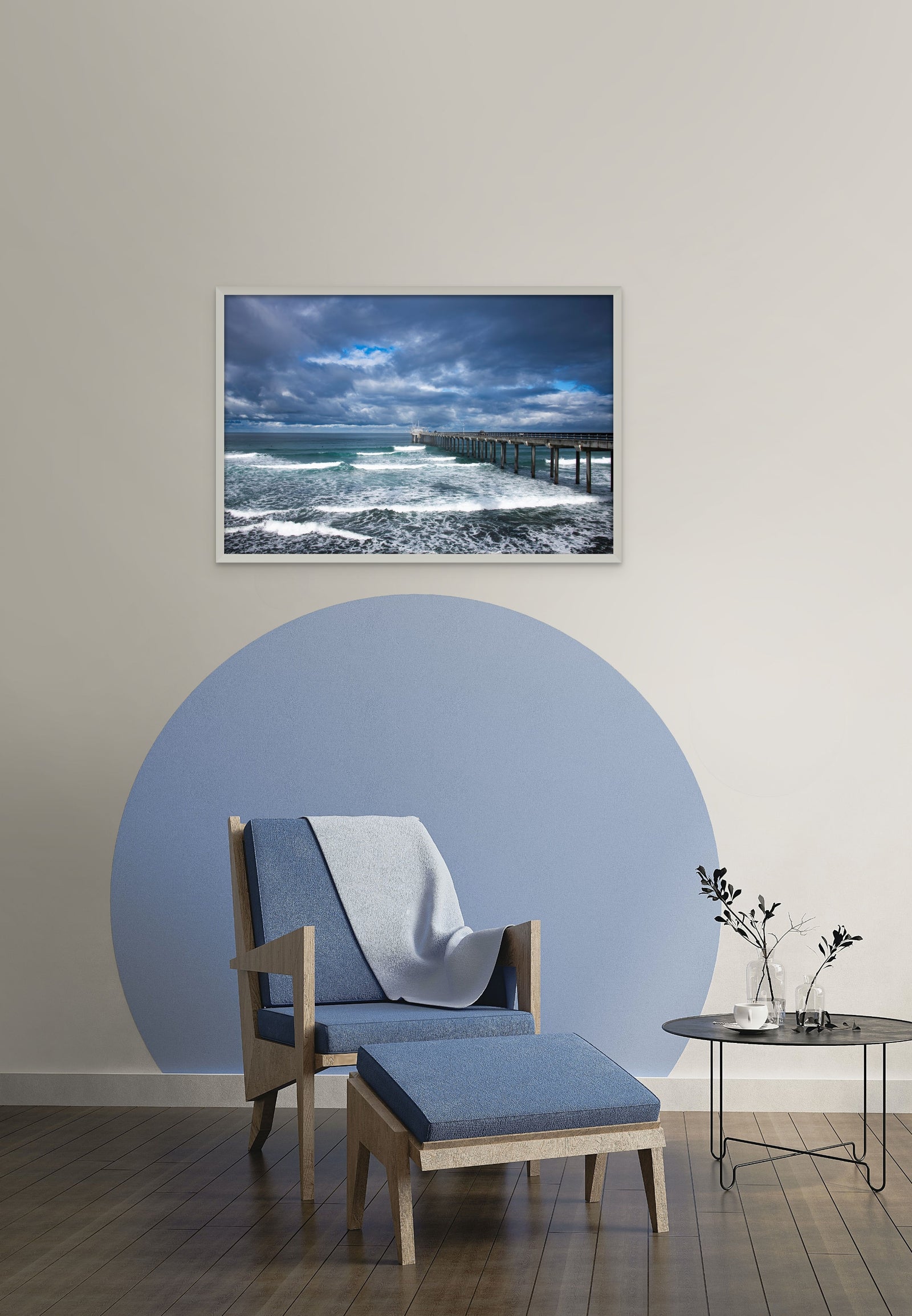 Scripp's Pier Before the Storm