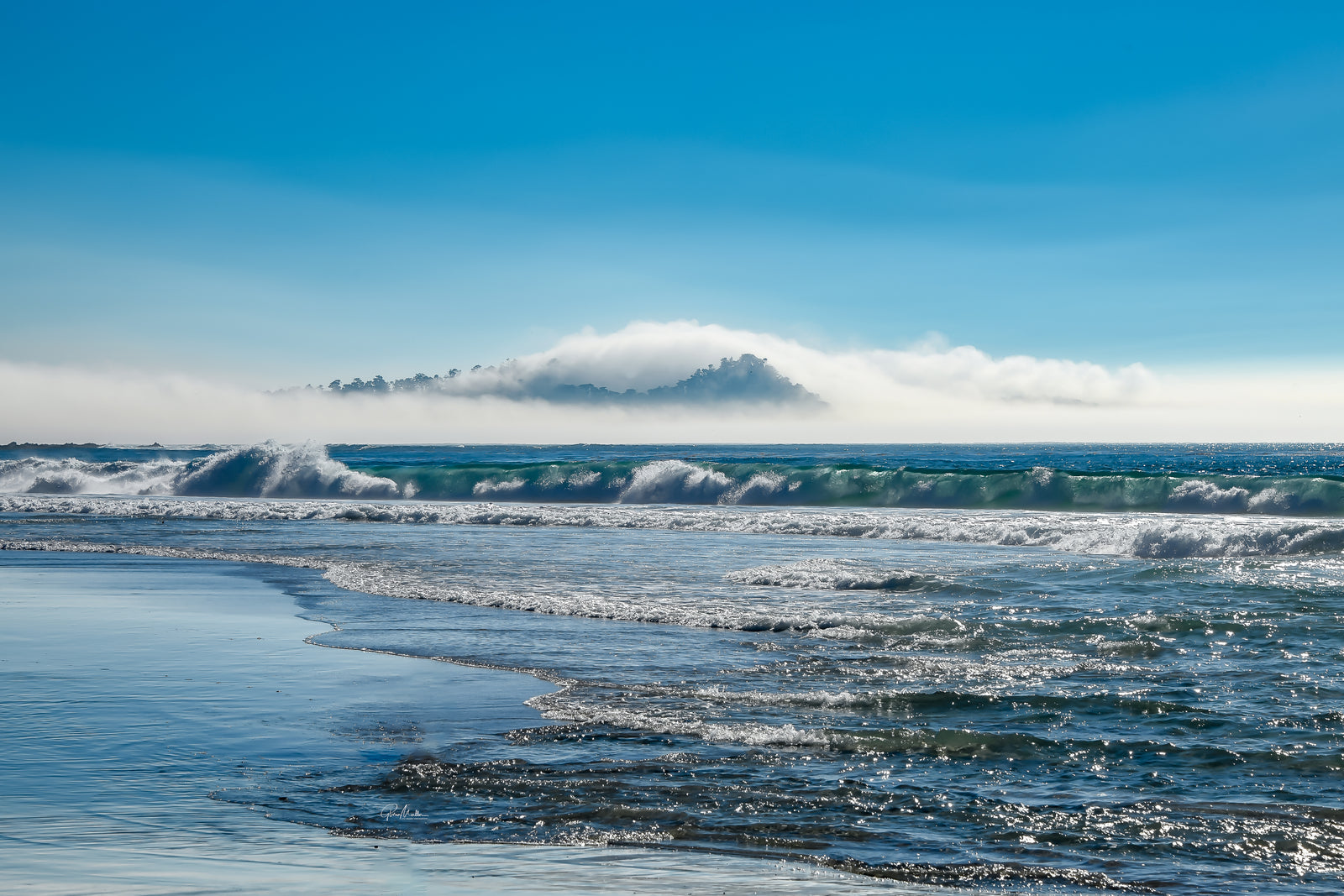 Through the Fog at Carmel Beach