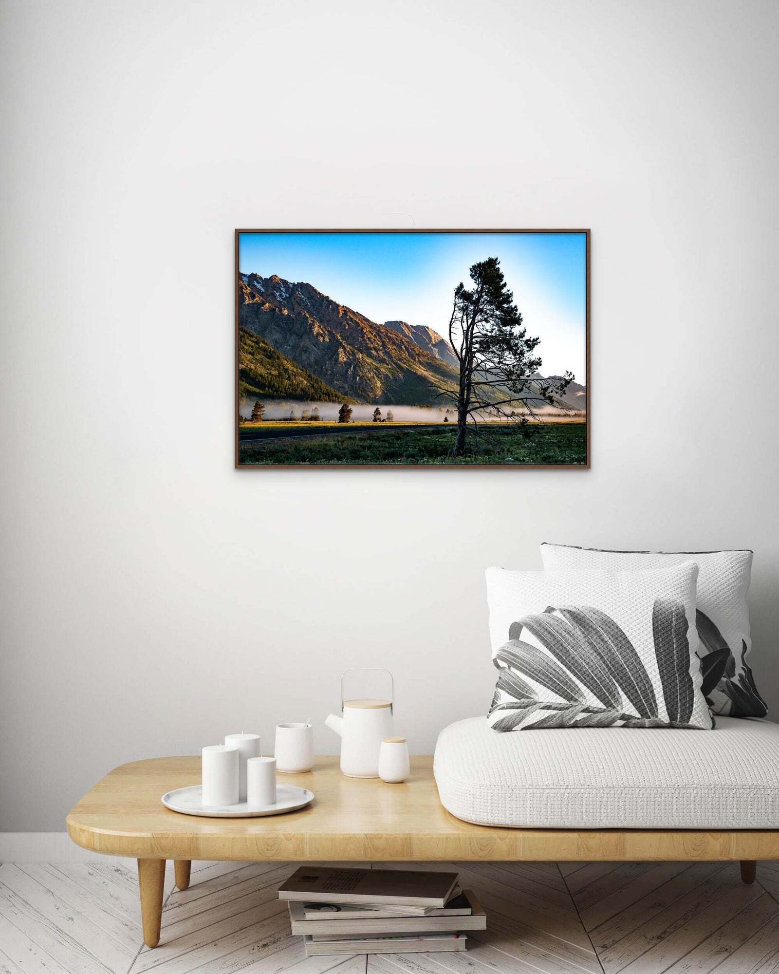 Low Hanging Fog at the Tetons