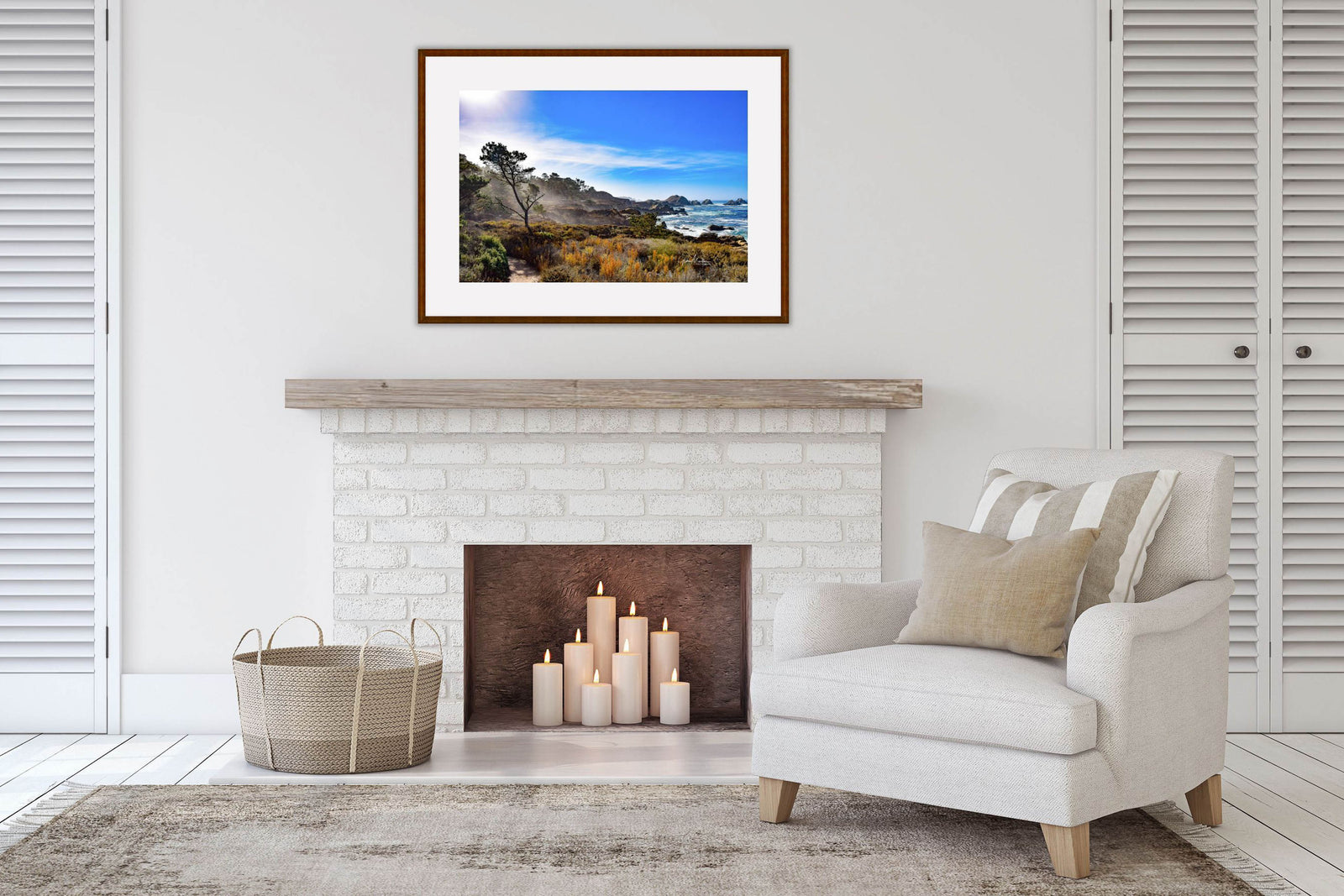 Misty Path at the Big Sur Coast