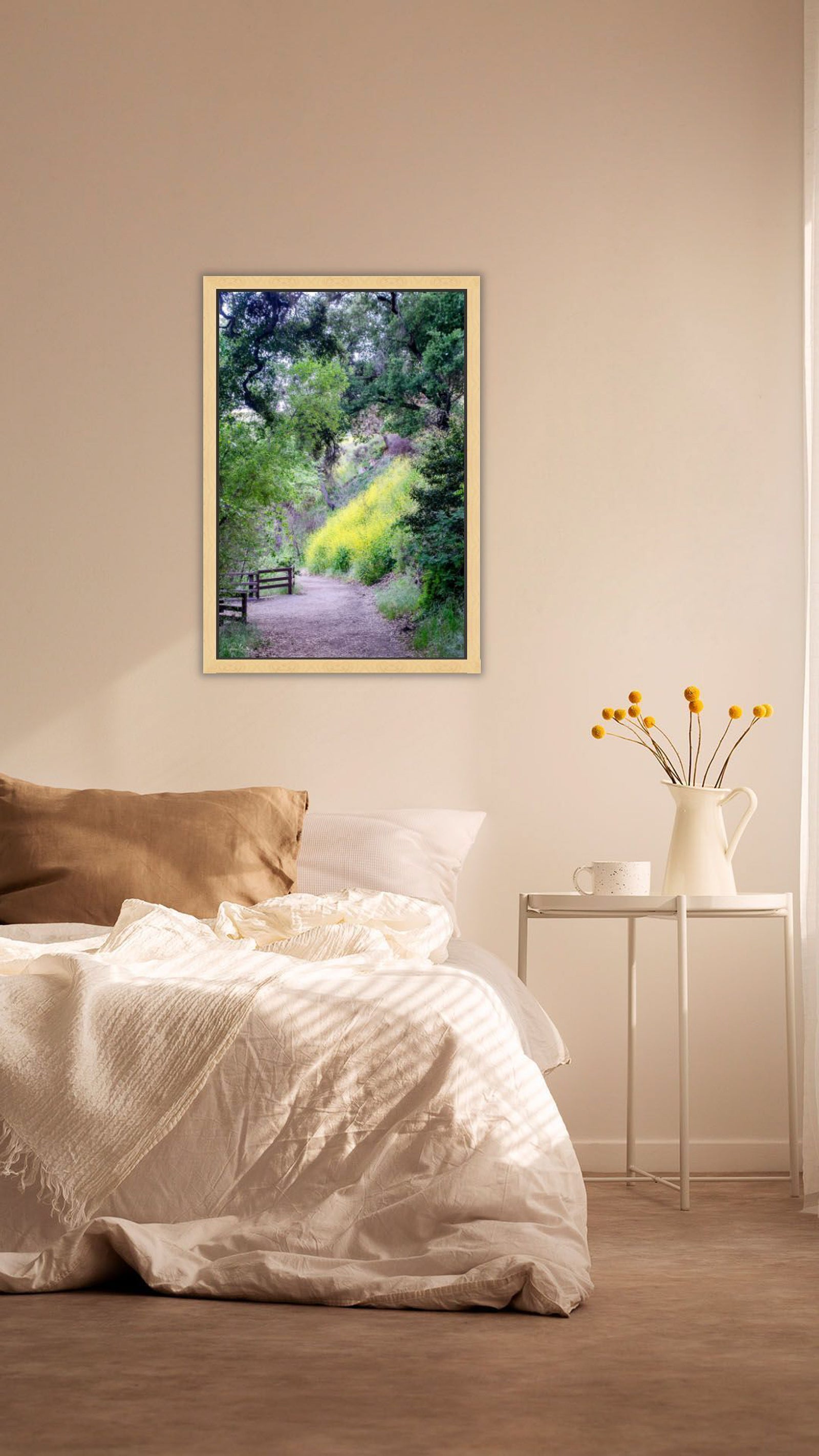 Mustard Plant Under the Oak Trees