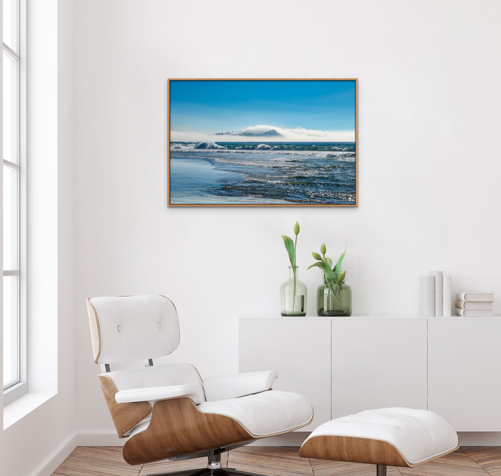 Through the Fog at Carmel Beach