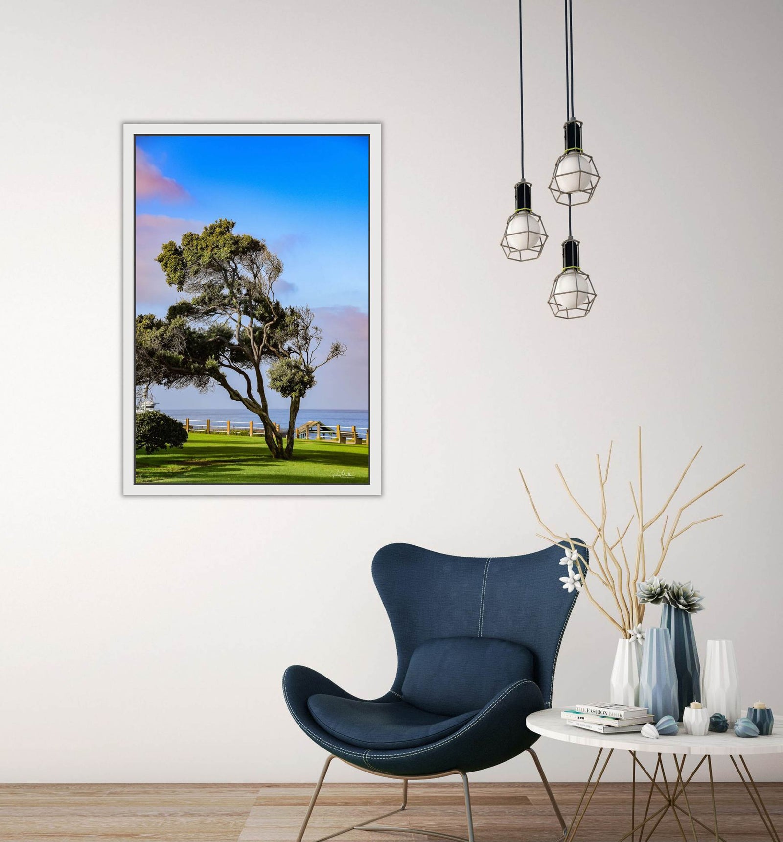 Tree Just After Sunrise in La Jolla